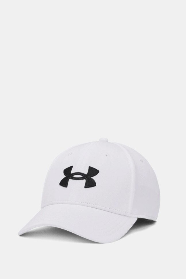 Бейсболка чоловіча Under Armour Men's UA Blitzing біла 1376700-100 изображение 2