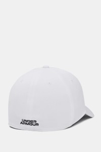 Бейсболка чоловіча Under Armour Men's UA Blitzing біла 1376700-100 изображение 3