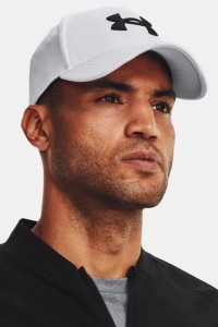 Бейсболка чоловіча Under Armour Men's UA Blitzing біла 1376700-100 изображение 4