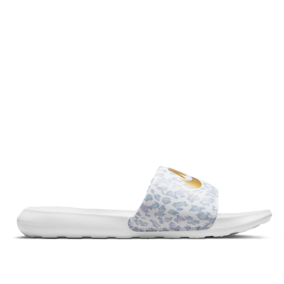 Пляжне взуття жіноче Nike W NIKE VICTORI ONE SLIDE PRINT біле CN9676-103 — фото 1