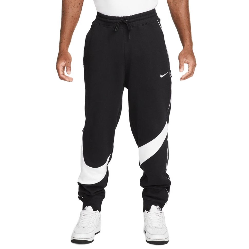 Штани чоловічі Nike M NK SWOOSH FLC PANT чорні DX0564-013 изображение 1