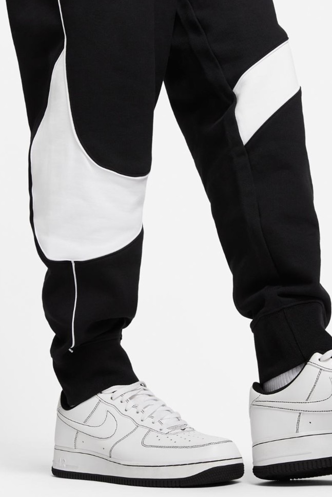 Штани чоловічі Nike M NK SWOOSH FLC PANT чорні DX0564-013 изображение 6