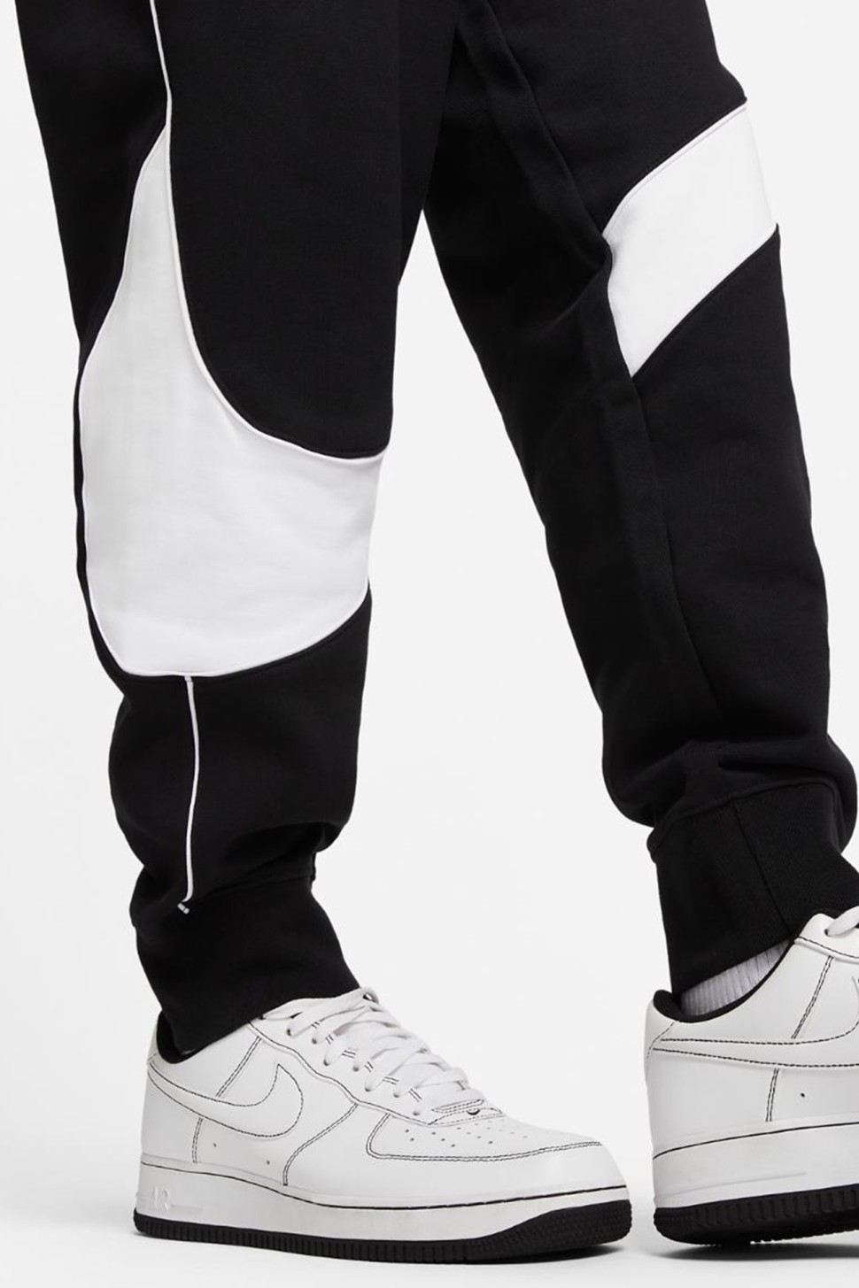 Штани чоловічі Nike M NK SWOOSH FLC PANT чорні DX0564-013 — фото 6