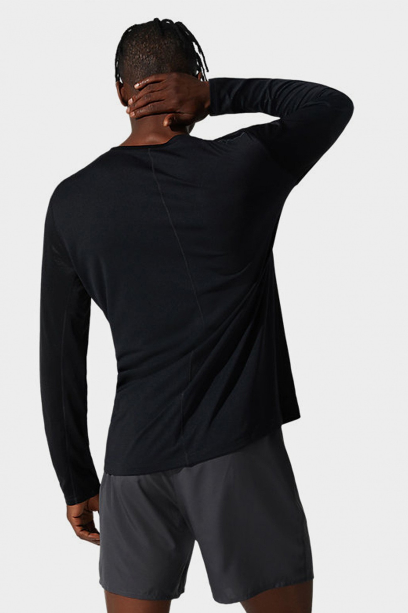 Футболка чоловіча Asics CORE LS TOP чорна 2011C340-001 изображение 3