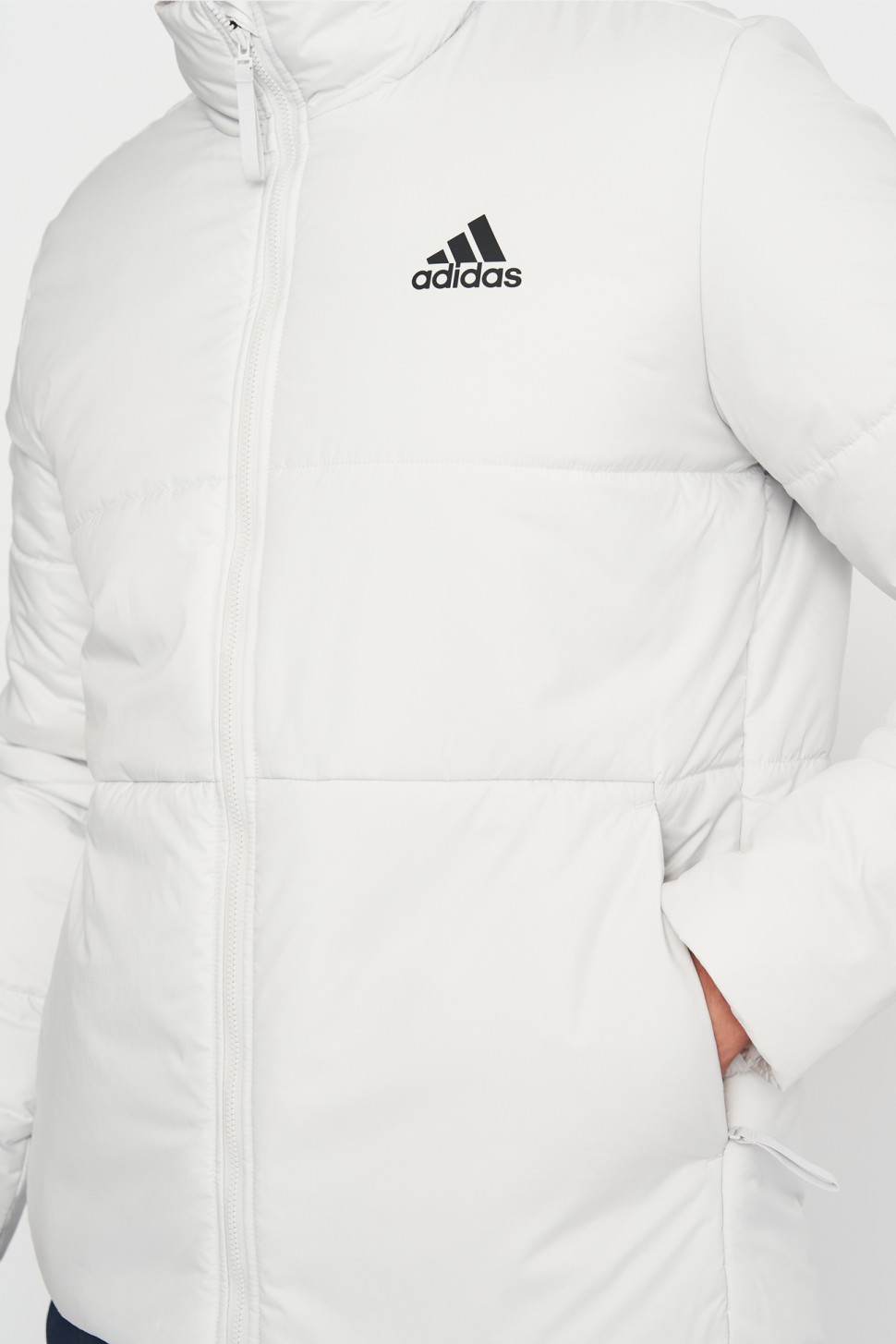 Куртка чоловіча Adidas BSC 3S INS JKT біла IK0504 — фото 5