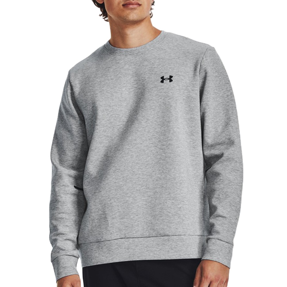 Толстовка мужская Under Armour UA Unstoppable Flc Crew серая 1381688-011 изображение 1