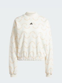 Толстовка жіноча Adidas W RES SWT молочна IN7334 изображение 2