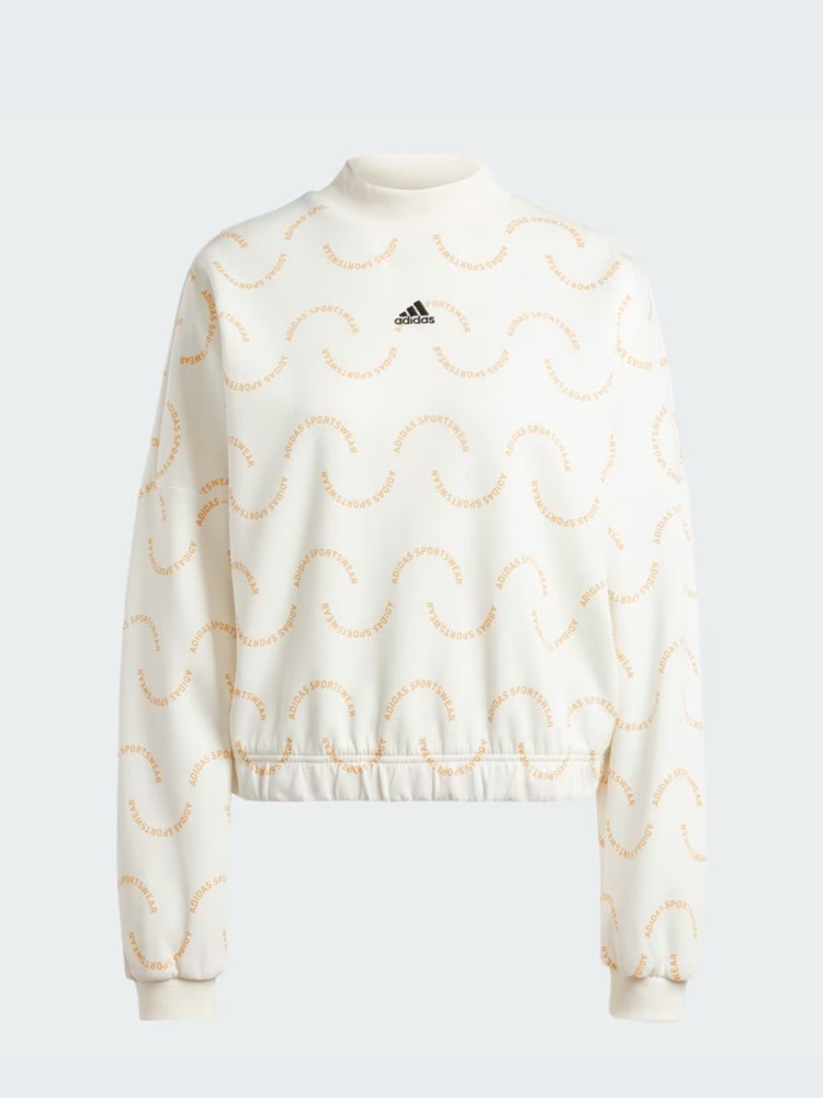 Толстовка жіноча Adidas W RES SWT молочна IN7334 изображение 2