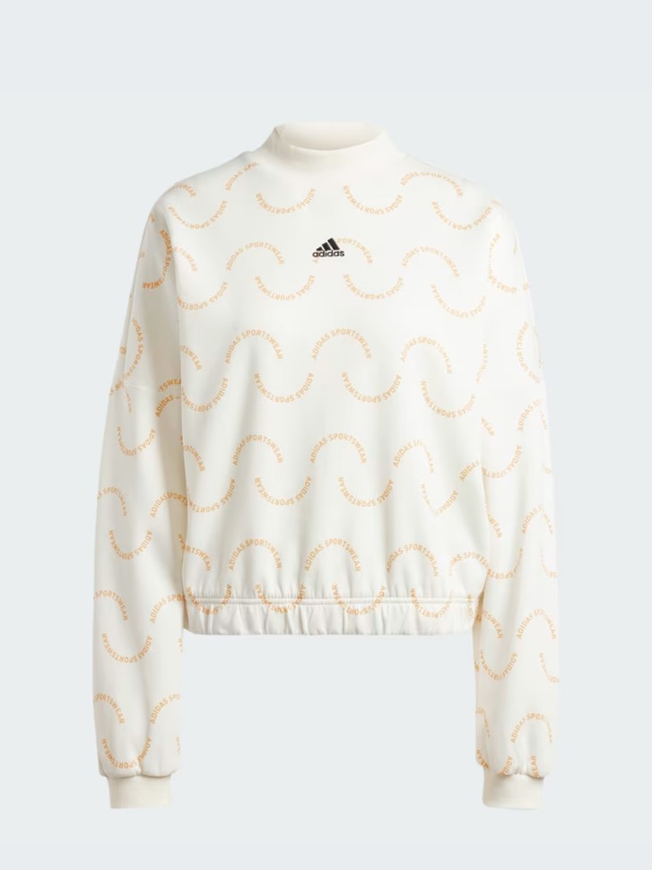 Толстовка жіноча Adidas W RES SWT молочна IN7334 изображение 2