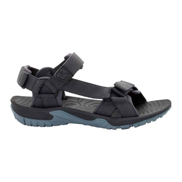 Сандалії чоловічі Jack Wolfskin LAKEWOOD RIDE SANDAL M чорні 4019021-6230 изображение 2