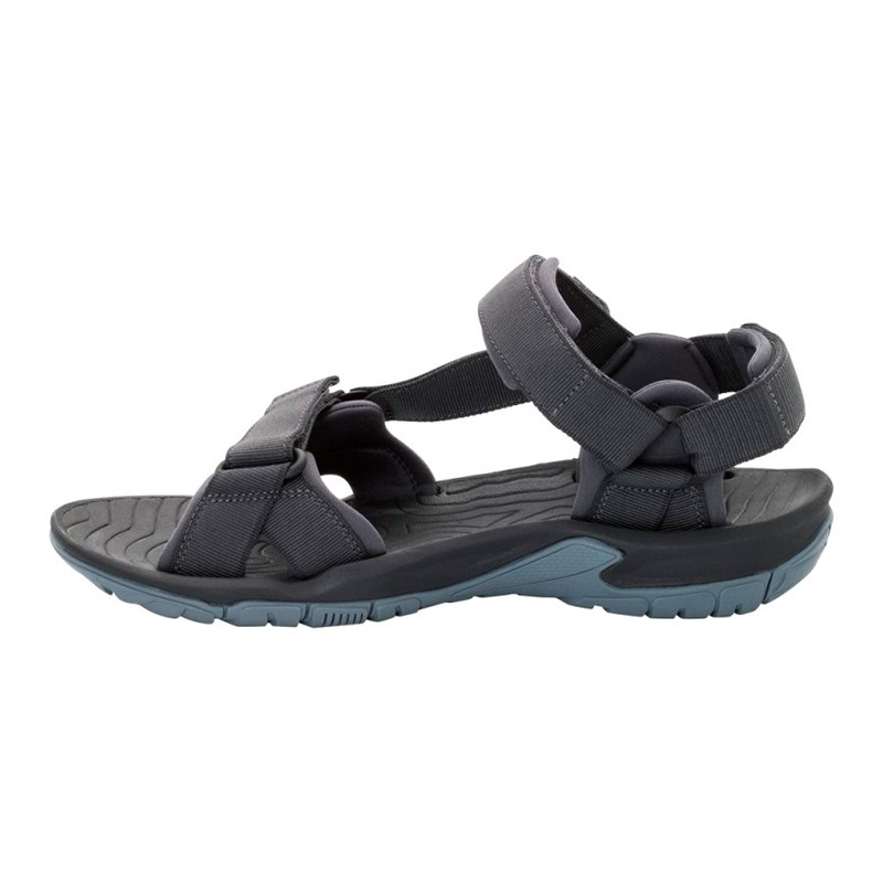 Сандали мужские Jack Wolfskin Lakewood Ride Sandal M темно-серые 4019021-6230 изображение 3