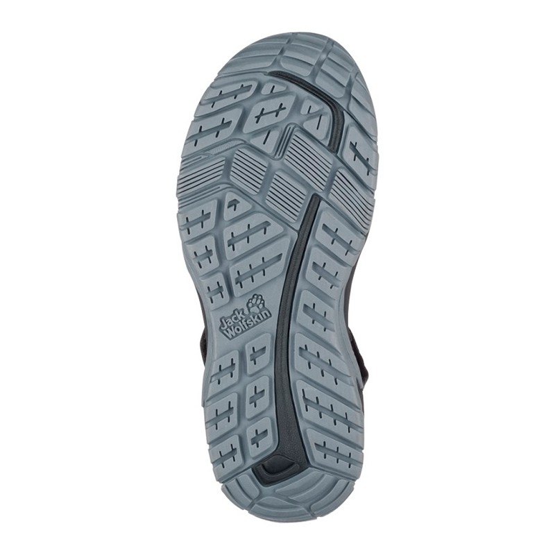 Сандали мужские Jack Wolfskin Lakewood Ride Sandal M темно-серые 4019021-6230 изображение 6