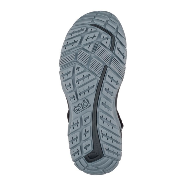 Сандалії чоловічі Jack Wolfskin LAKEWOOD RIDE SANDAL M чорні 4019021-6230 изображение 6