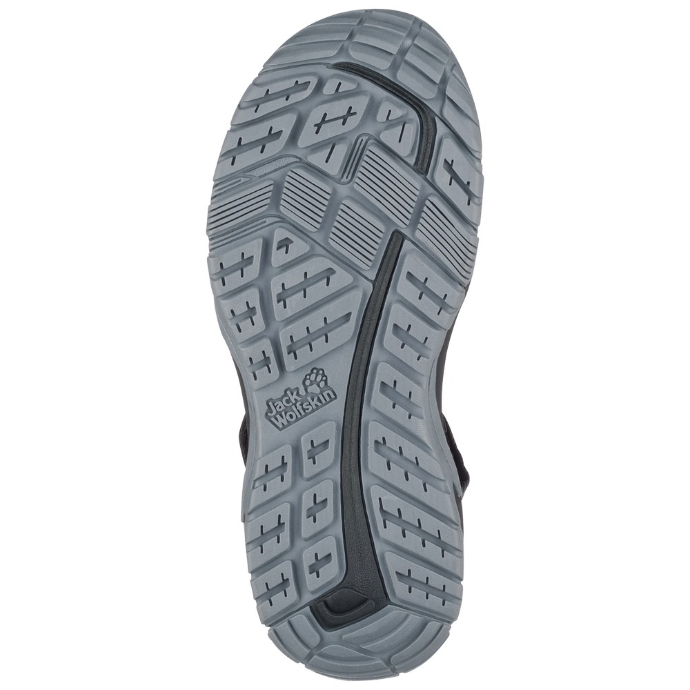 Сандали мужские Jack Wolfskin Lakewood Ride Sandal M темно-серые 4019021-6230 изображение 8
