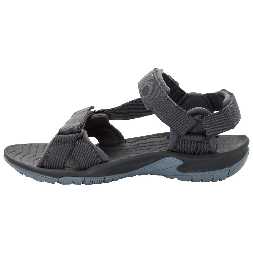 Сандали мужские Jack Wolfskin Lakewood Ride Sandal M темно-серые 4019021-6230 изображение 9