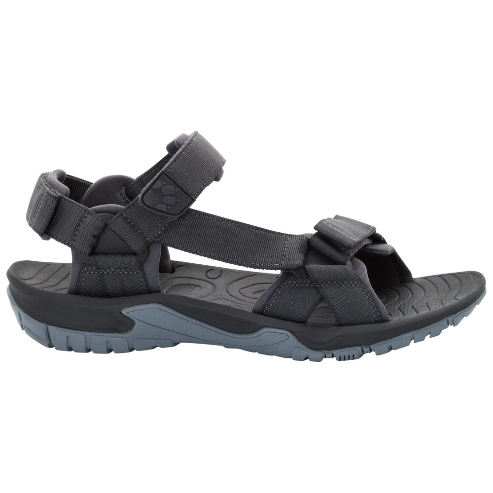 Сандали мужские Jack Wolfskin Lakewood Ride Sandal M темно-серые 4019021-6230 изображение 1