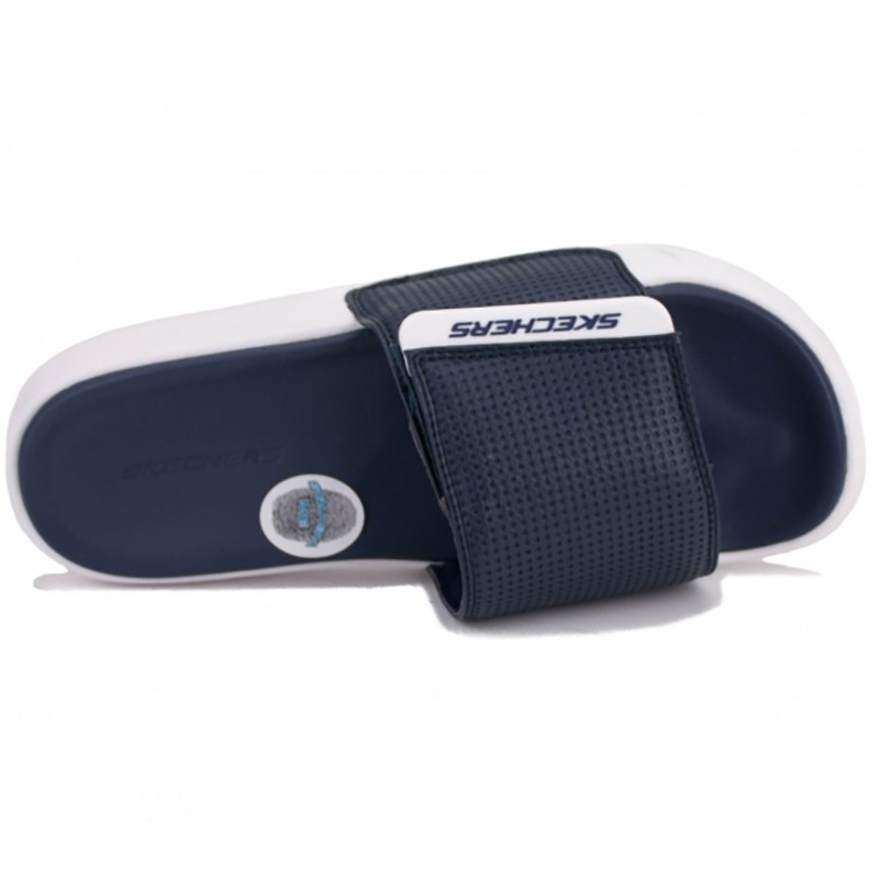 Шлепанцы мужские Skechers GAMBIX 2.0 синие 51729-NVW — фото 2