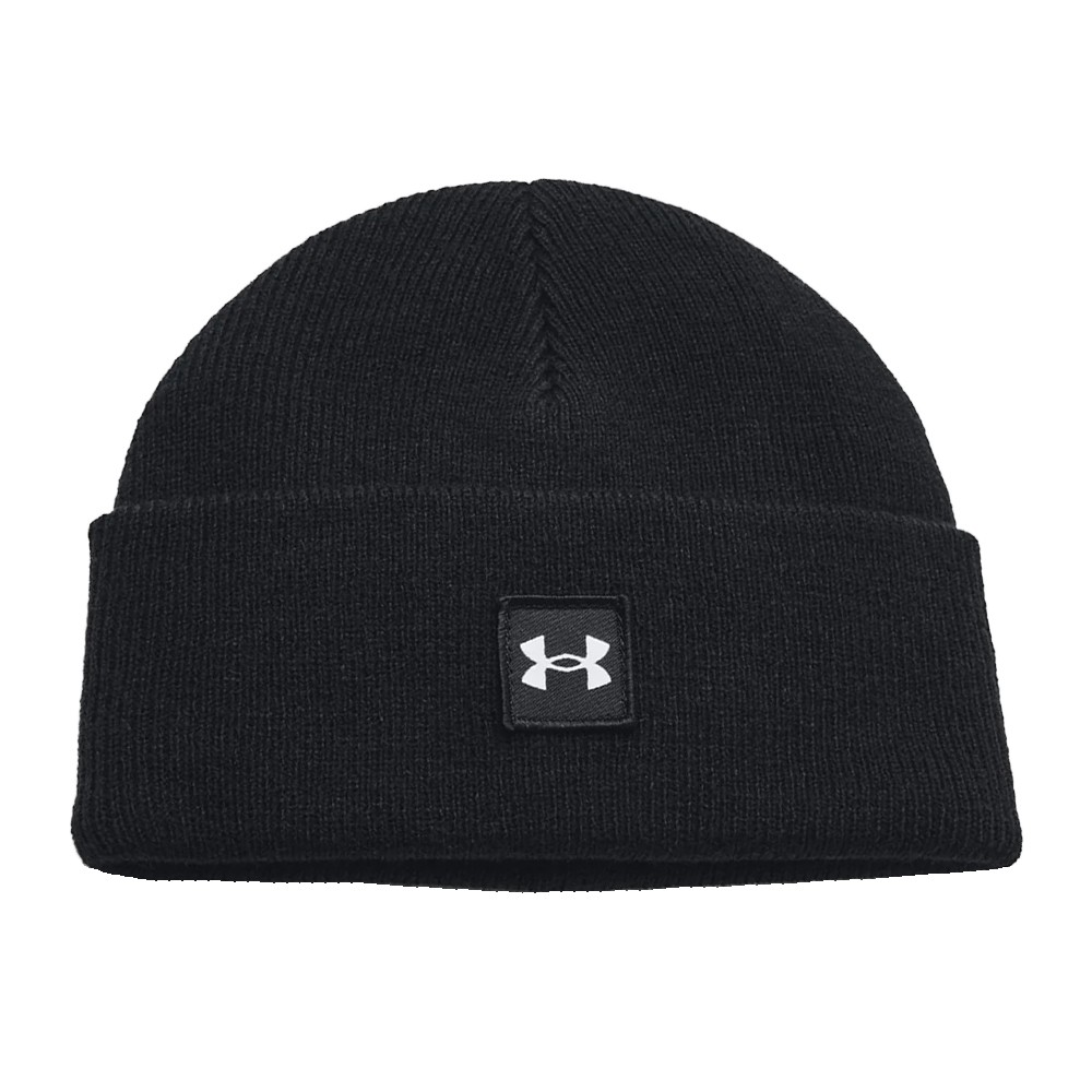 Шапка мужская Under Armour UA Halftime Shallow Cuff черная 1379990-001