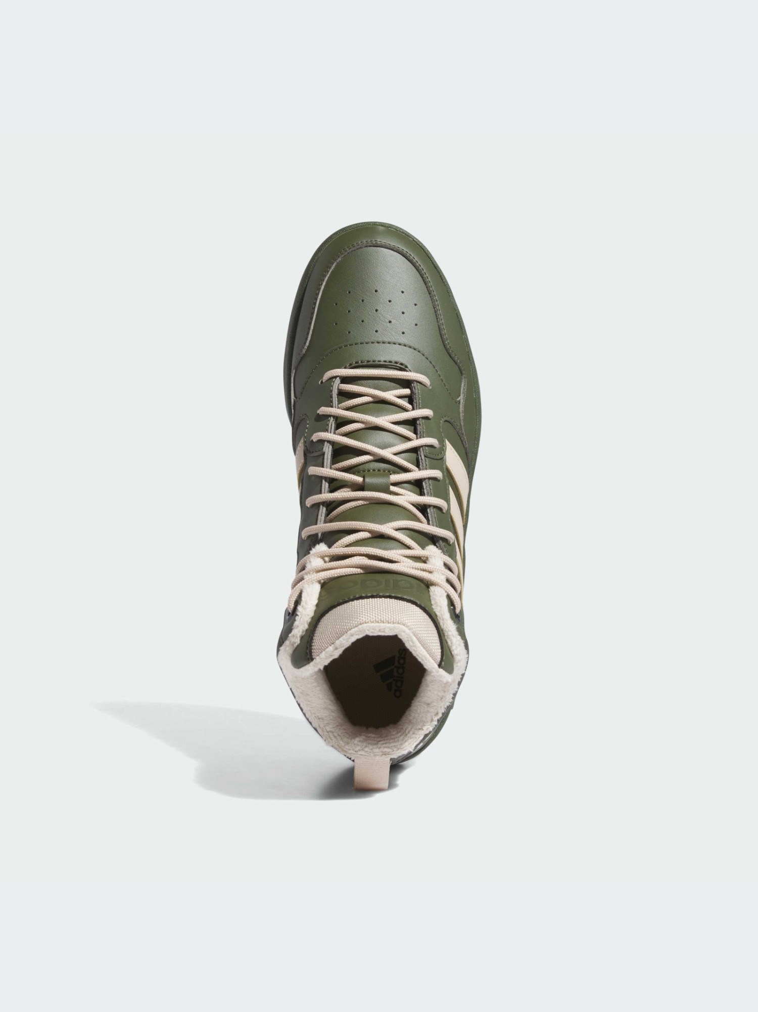 Кросівки чоловічі Adidas HOOPS 3.0 MID WTR оливкові IH0163 изображение 6