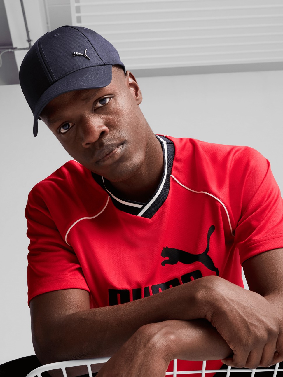 Бейсболка Puma ESS METAL PUMA CAT BB Cap синя 02599406 — фото 4