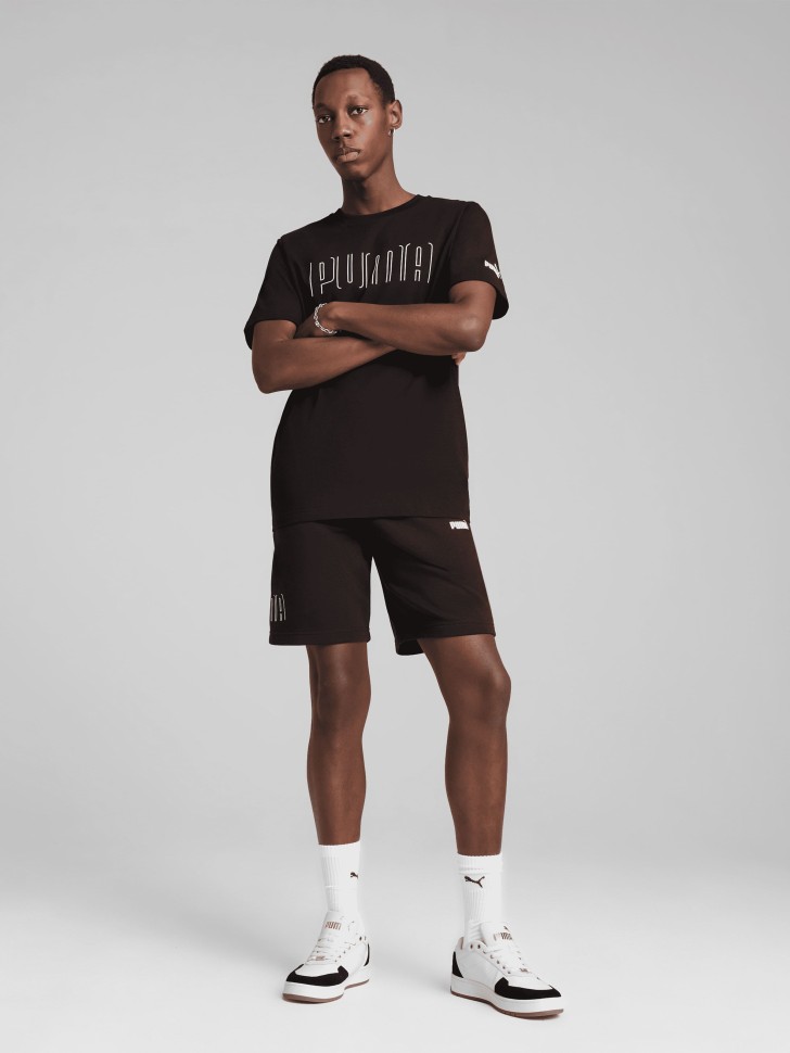 Футболка чоловіча Puma PUMA SPORT Graphic Tee чорна 68461701 изображение 2