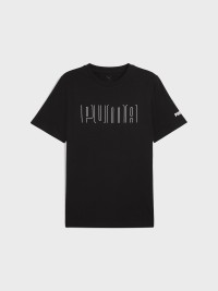 Футболка чоловіча Puma PUMA SPORT Graphic Tee чорна 68461701 изображение 5