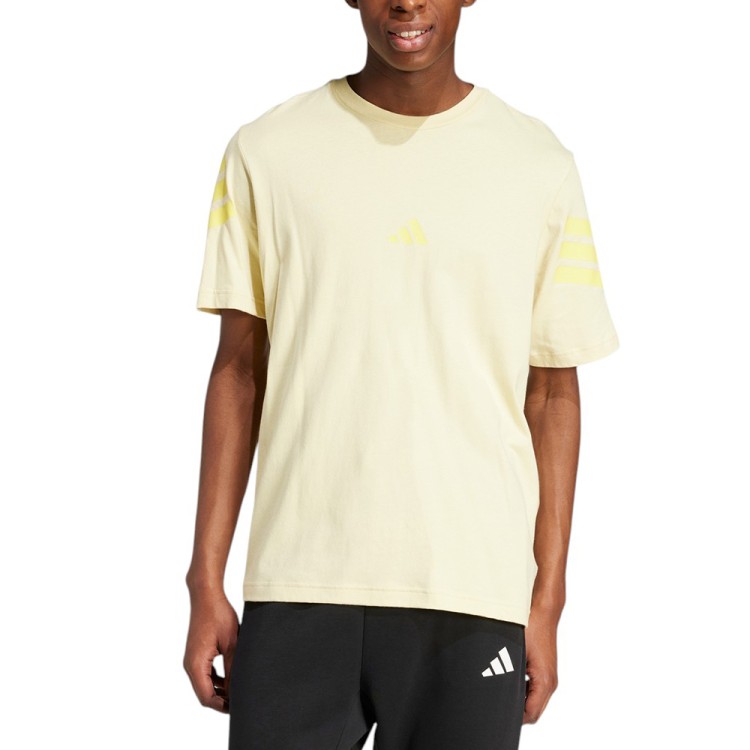 Футболка мужская Adidas M FI 3S REG T желтая JD4871