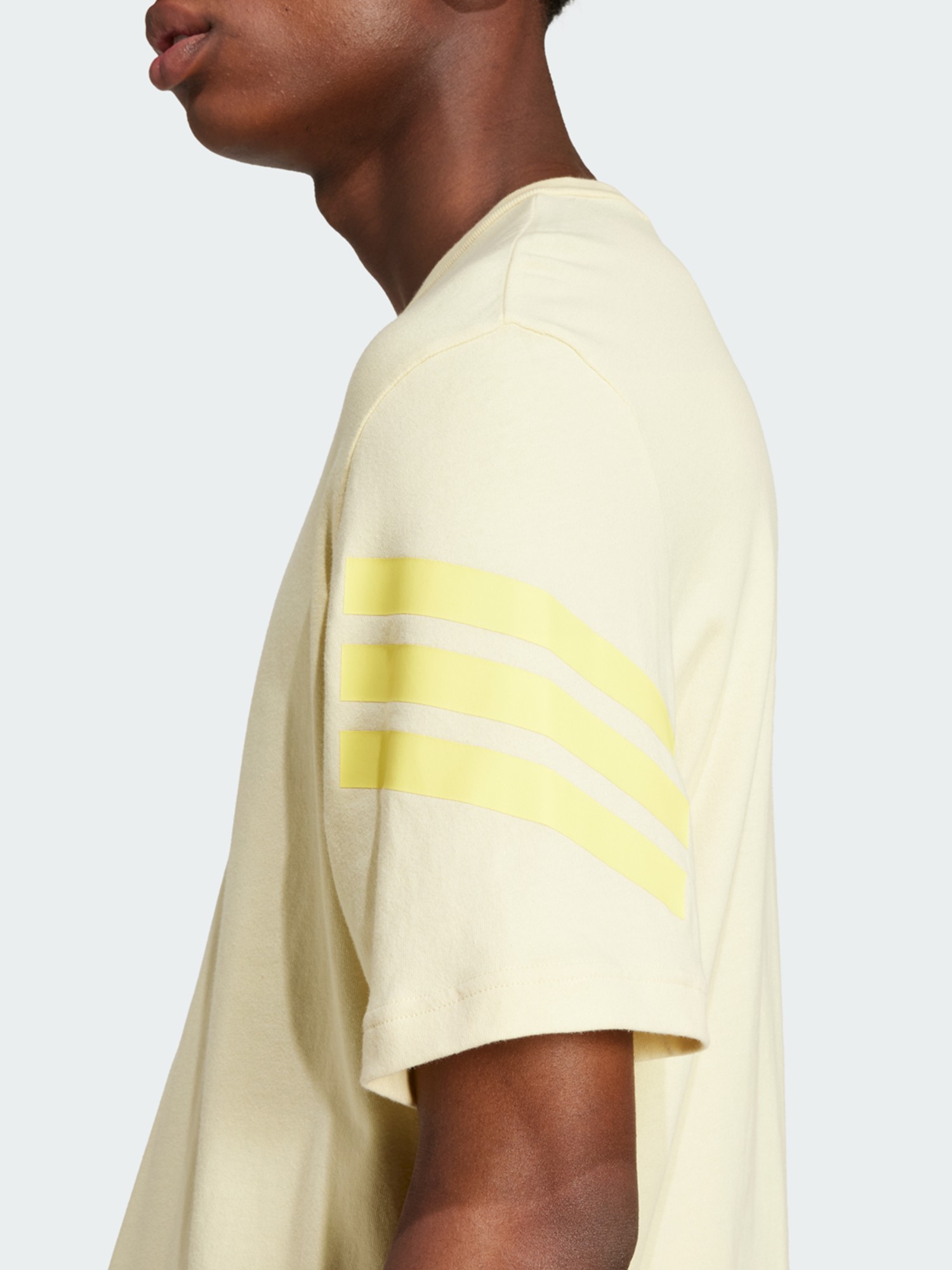 Футболка мужская Adidas M FI 3S REG T желтая JD4871 изображение 6