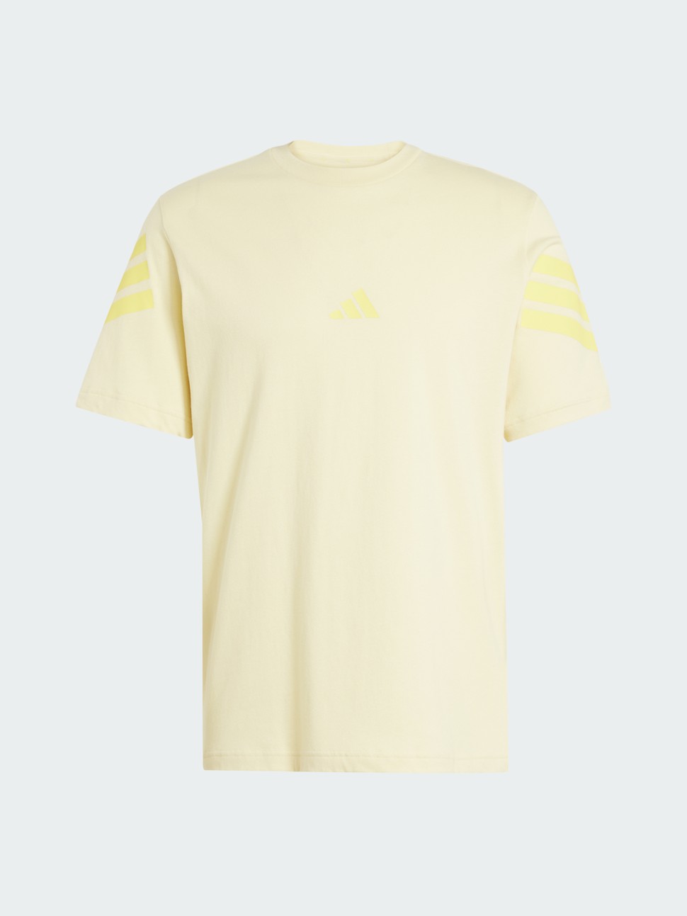 Футболка мужская Adidas M FI 3S REG T желтая JD4871 — фото 8
