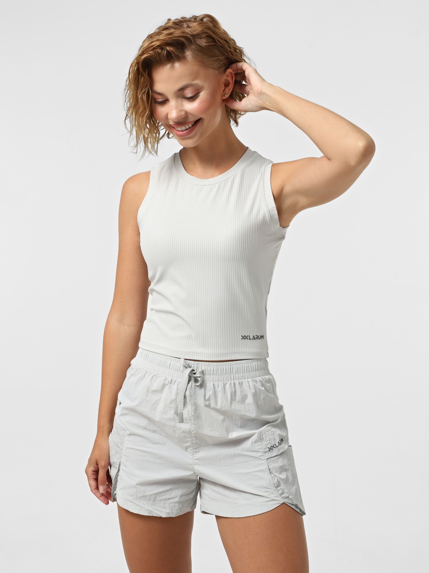 Топ жіночий Larum Elysia сірий 172513-011 изображение 2