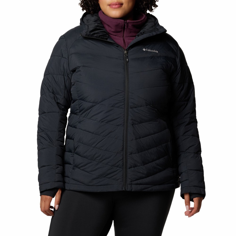 Куртка жіноча Columbia Joy Peak™ II Hooded Jacket чорна 2089042-010 изображение 1