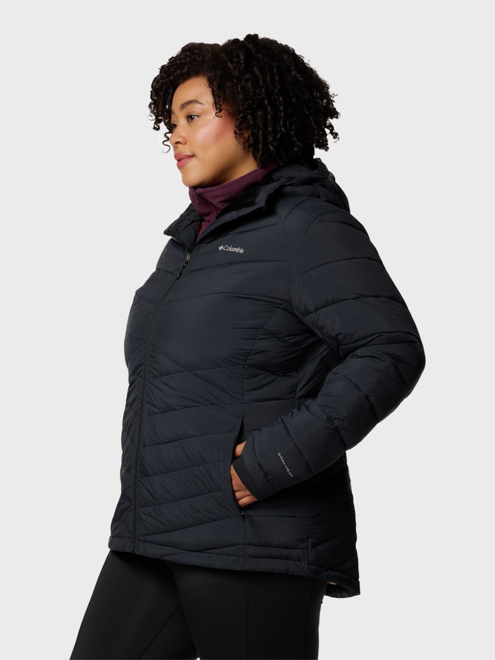 Куртка жіноча Columbia Joy Peak™ II Hooded Jacket чорна 2089042-010 — фото 3