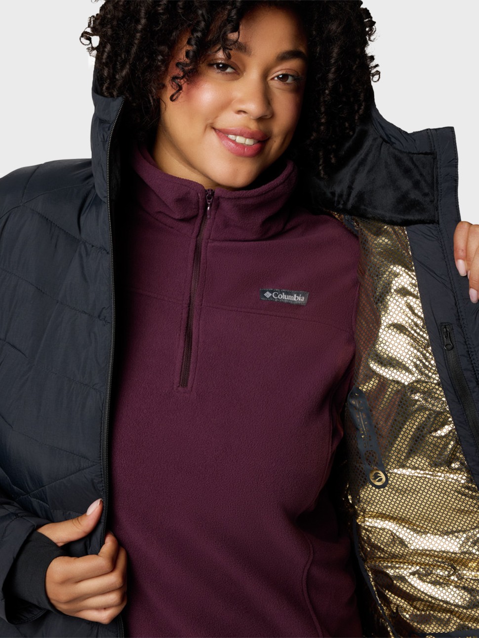 Куртка жіноча Columbia Joy Peak™ II Hooded Jacket чорна 2089042-010 — фото 5