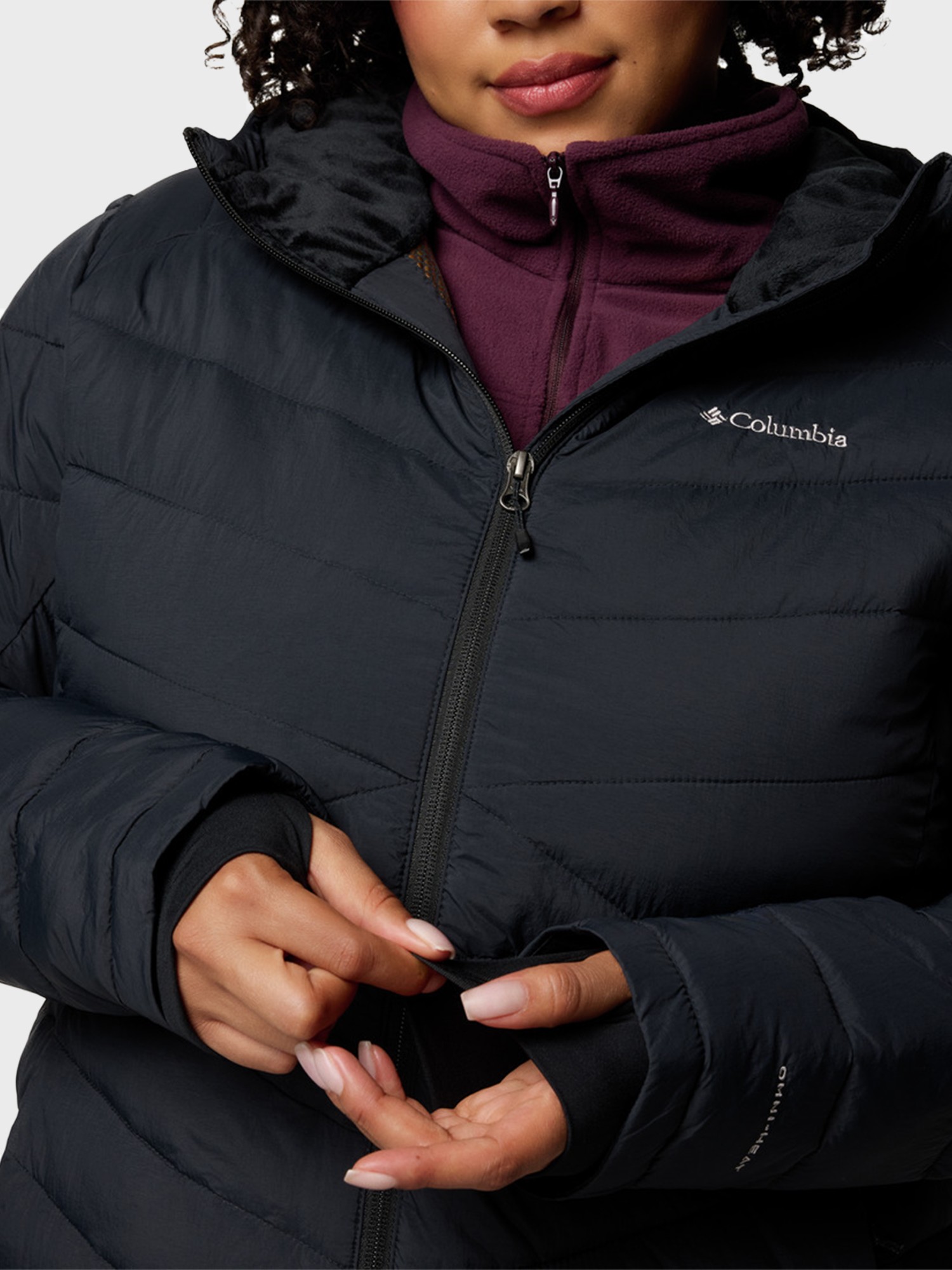 Куртка жіноча Columbia Joy Peak™ II Hooded Jacket чорна 2089042-010 изображение 7