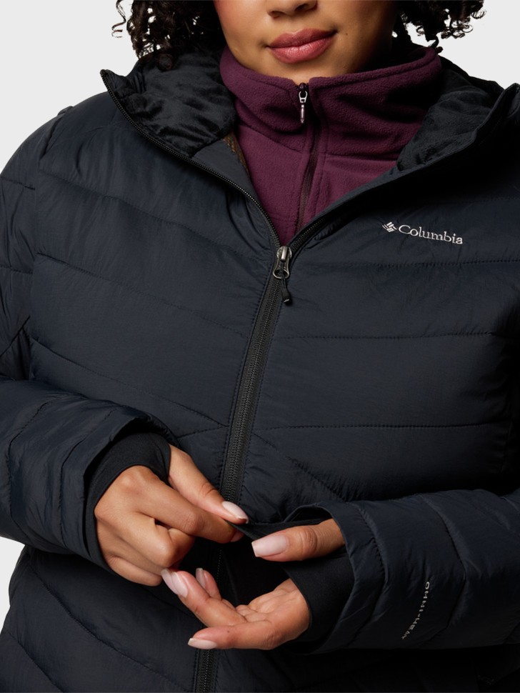 Куртка женская Columbia Joy Peak™ II Hooded Jacket черная 2089042-010 изображение 7