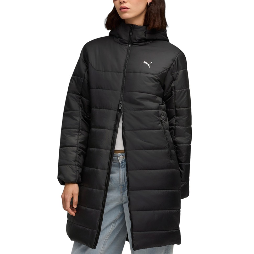Куртка женская Puma ESS Hooded Padded Parka черная 68523201 изображение 1