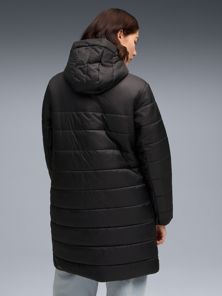Куртка женская Puma ESS Hooded Padded Parka черная 68523201 изображение 3