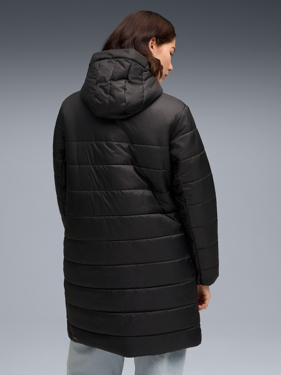 Куртка жіноча Puma ESS Hooded Padded Parka чорна 68523201 — фото 3