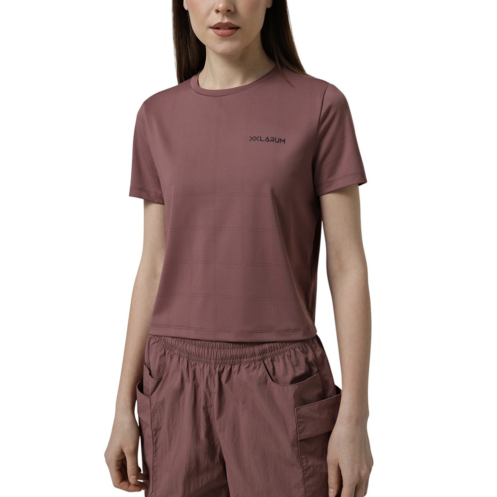 Футболка женская Larum Ayla бордовая 172604-670