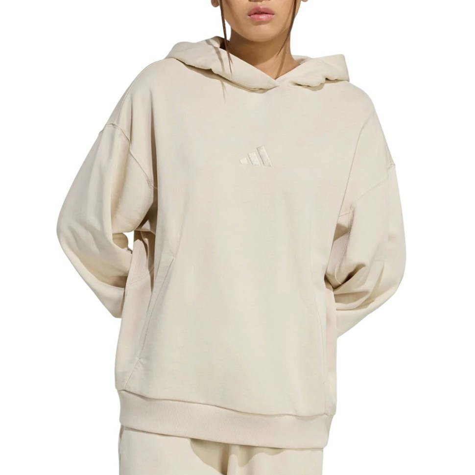 Толстовка жіноча Adidas W ALL SZN FT HD бежева JY7784 — фото 1