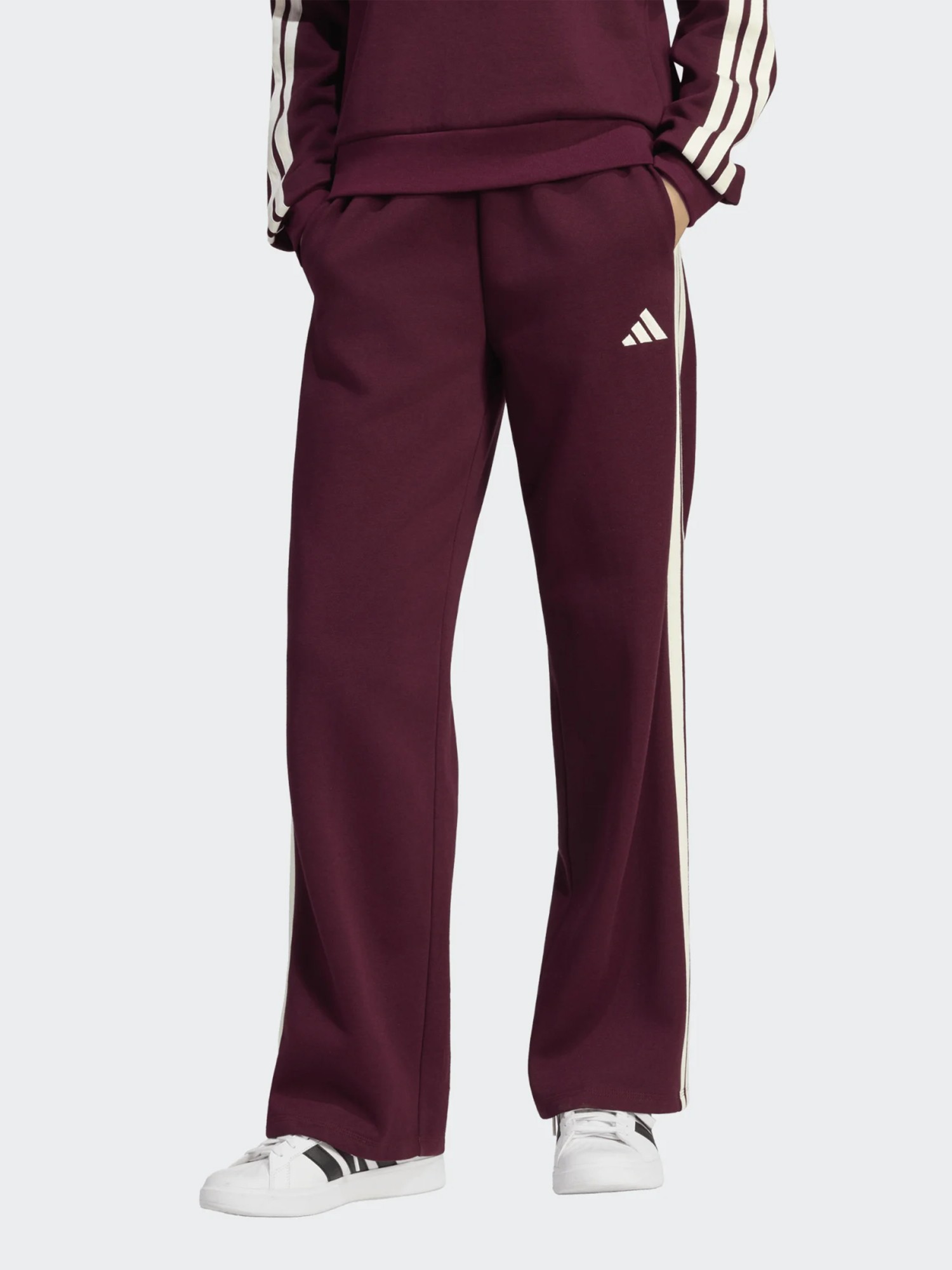 Штани жіночі Adidas W 3S FL OH PT бордові KZ2084 изображение 2