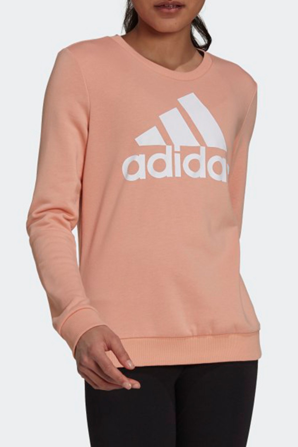 Толстовка жіноча Adidas W Bl Ft Swt рожева H07794 — фото 2