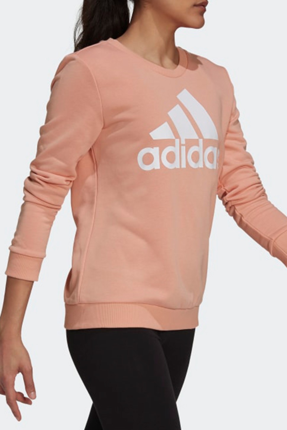 Толстовка жіноча Adidas W Bl Ft Swt рожева H07794 — фото 4