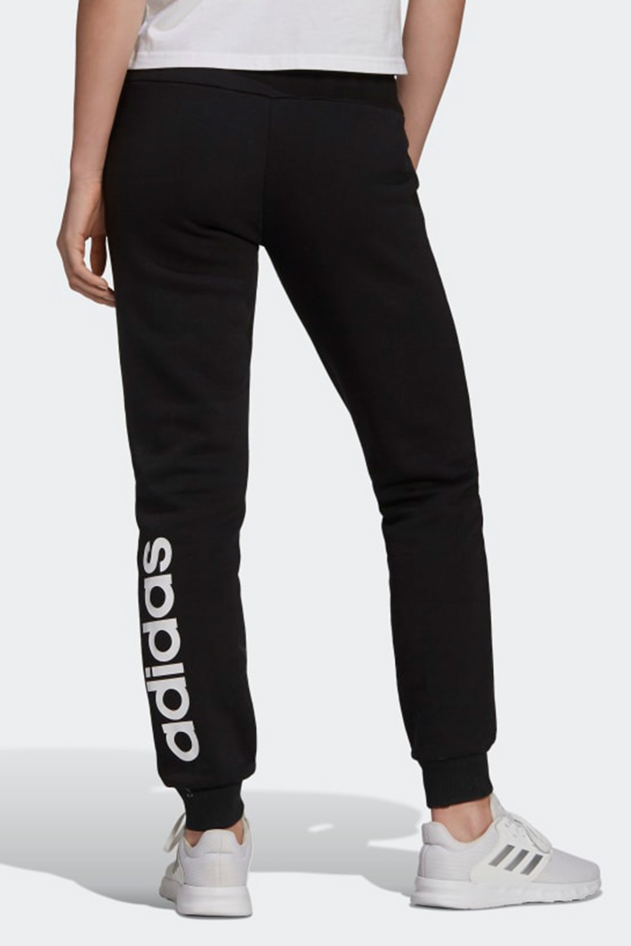 Брюки женские Adidas W Lin Fl C Pt черные GM5547 изображение 3