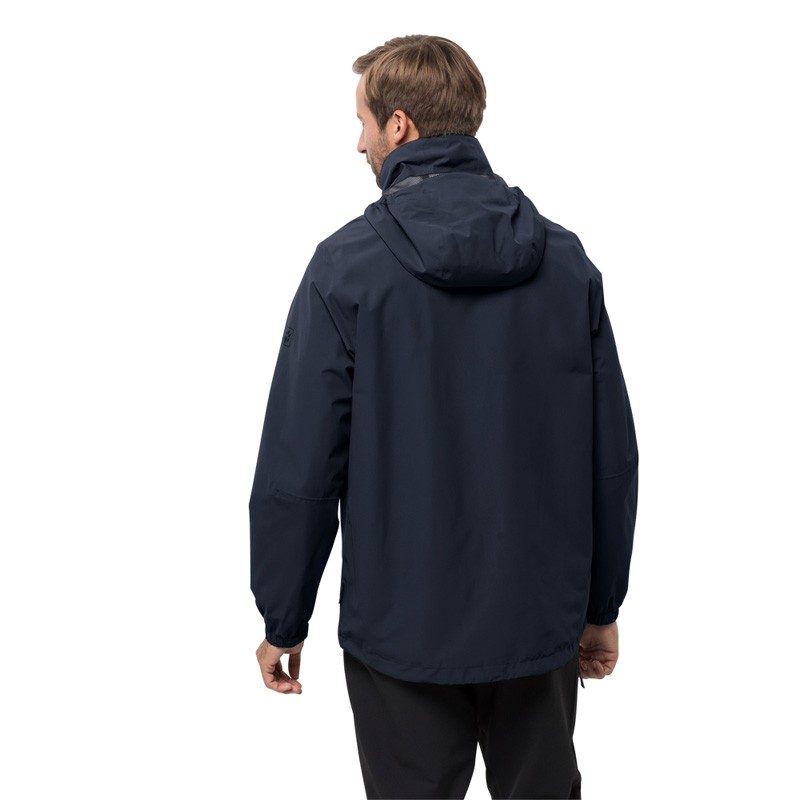 Ветровка мужская Jack Wolfskin черная 1111141-1010 изображение 2