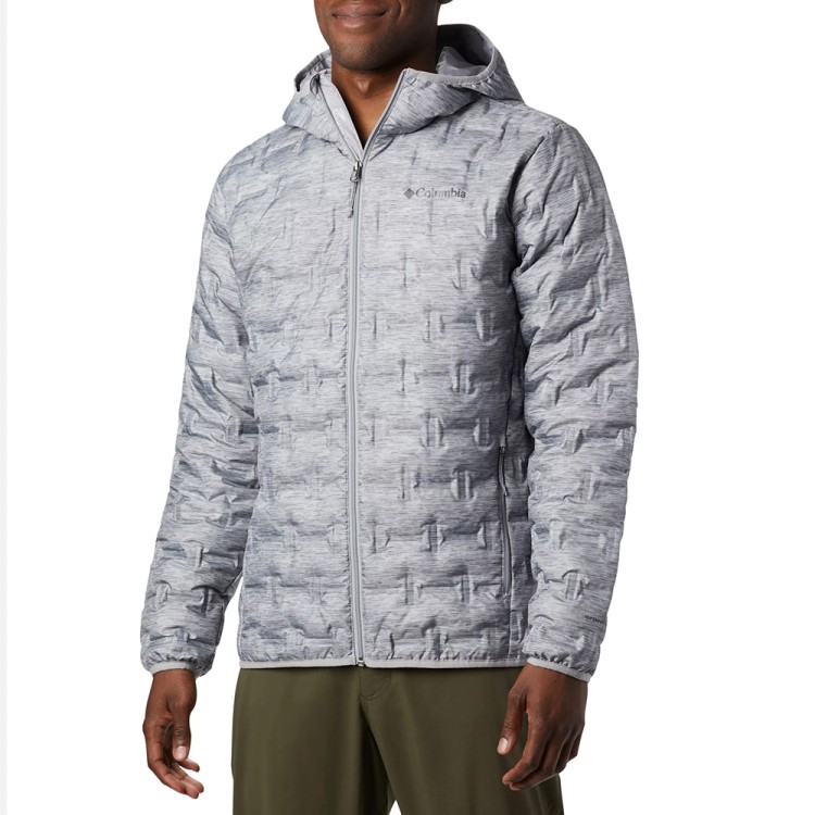 Куртка пуховая мужская Columbia Delta Ridge серая 1875892-039 изображение 1