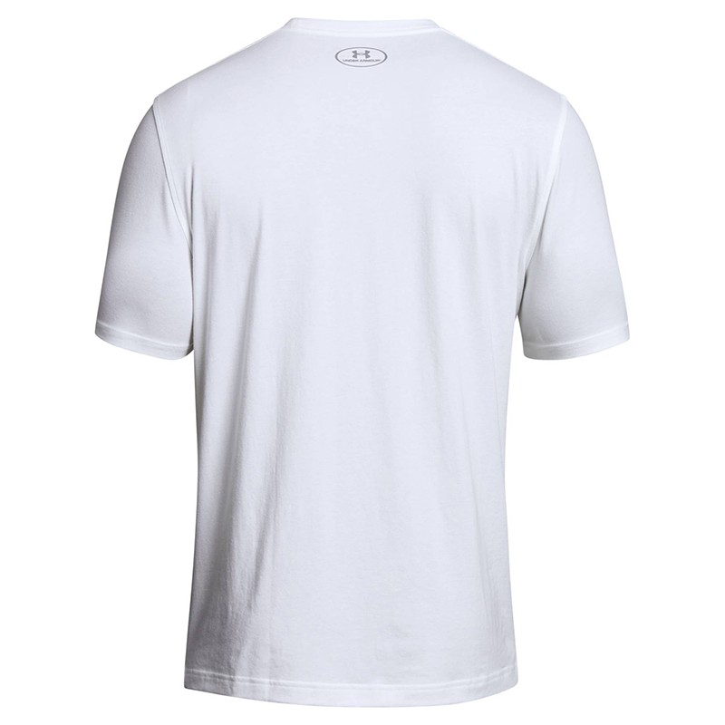 Футболка мужская Under Armour Ua Boxed Sportstyle Ss белая 1305660-100 изображение 4