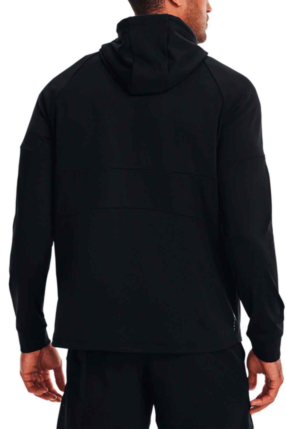 Чоловіча толстовка Under Armour UA Rush All Purpose Hoodie чорна 1370450-001 — фото 4
