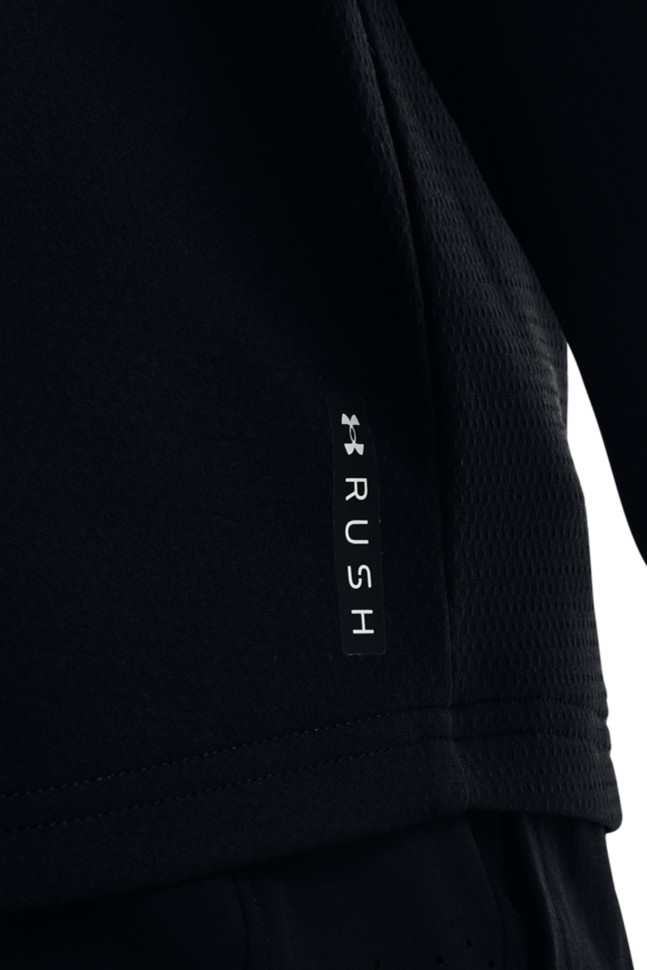 Чоловіча толстовка Under Armour UA Rush All Purpose Hoodie чорна 1370450-001 изображение 5