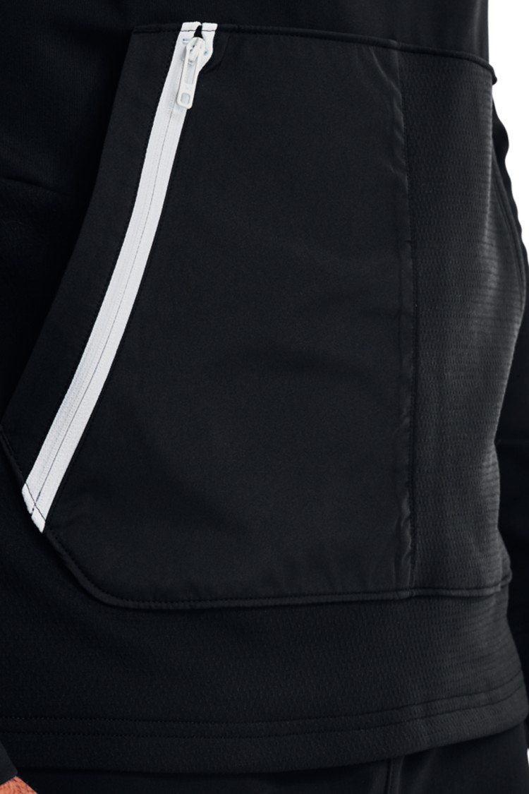 Чоловіча толстовка Under Armour UA Rush All Purpose Hoodie чорна 1370450-001 изображение 6
